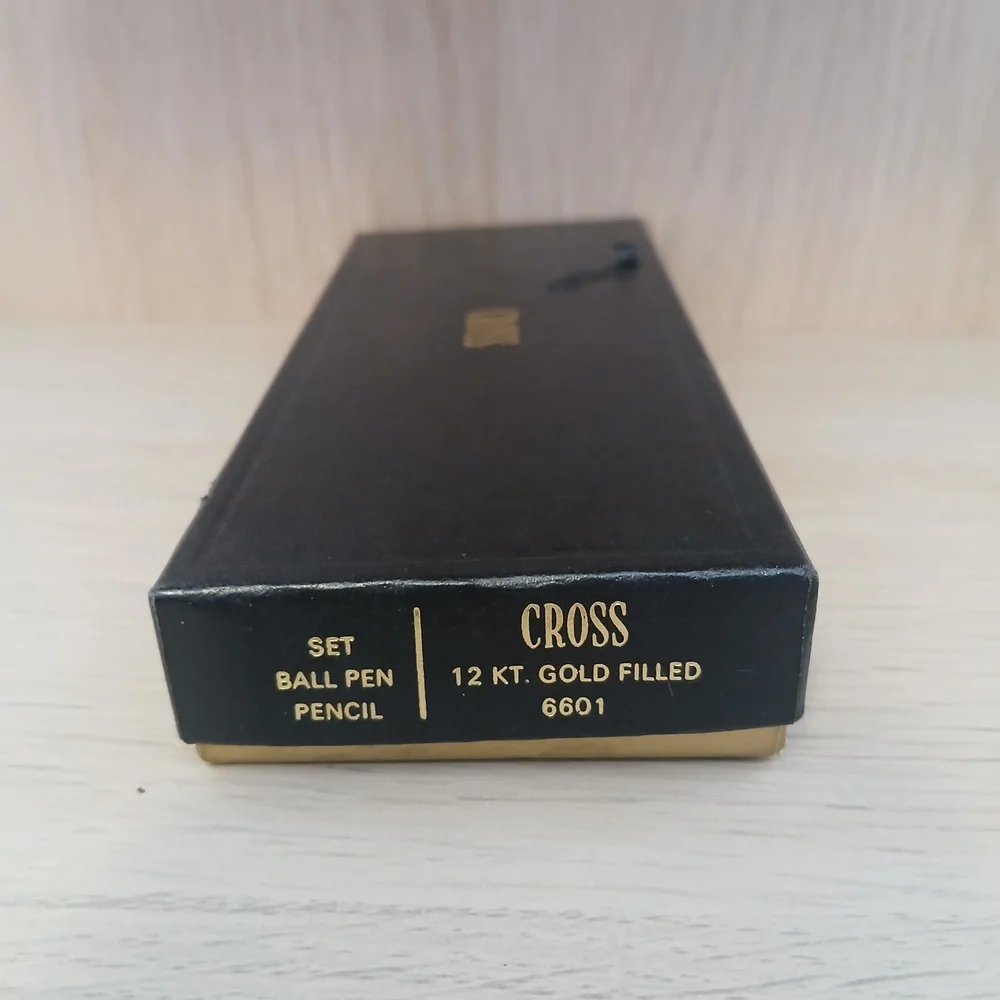 Vintage CROSS‎ #6601 Mid Century 12K Gold Filled Pen Pencil UPS Set/Booklets